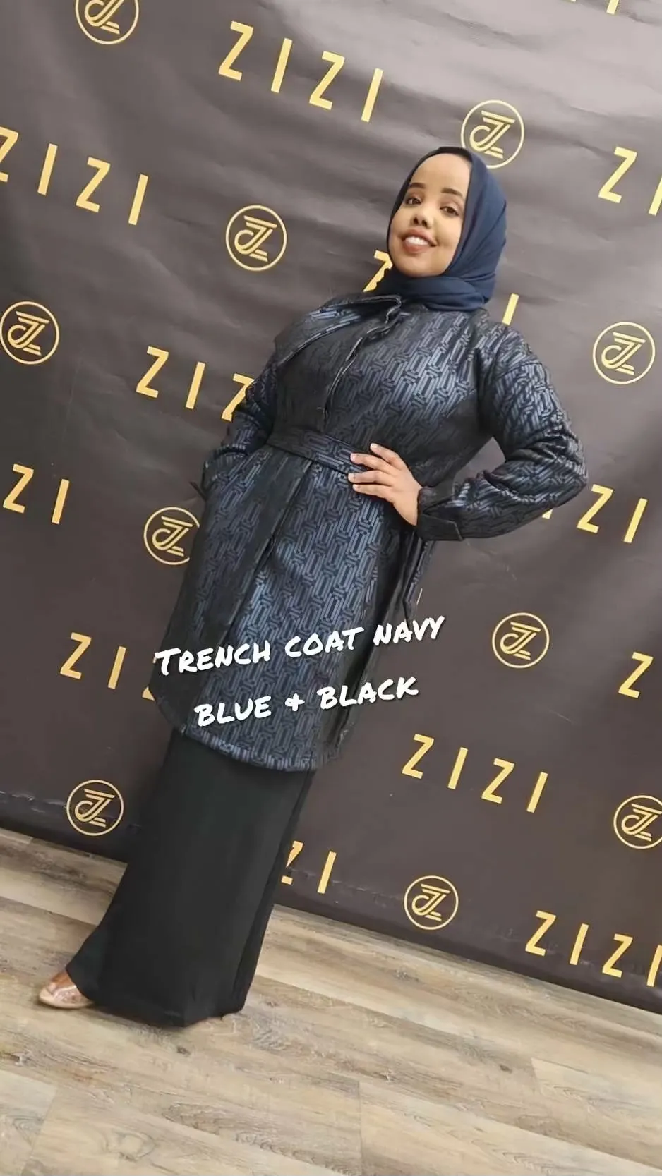 Block Print Midi Coat