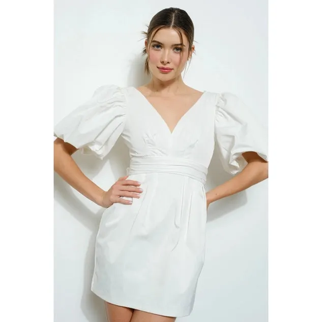Bow Back Mini Dress