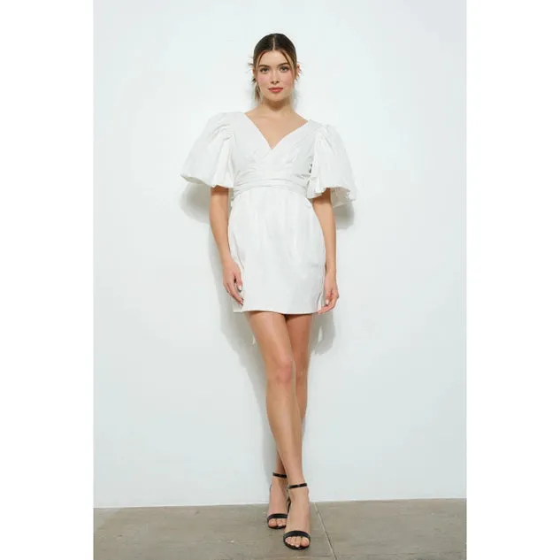 Bow Back Mini Dress