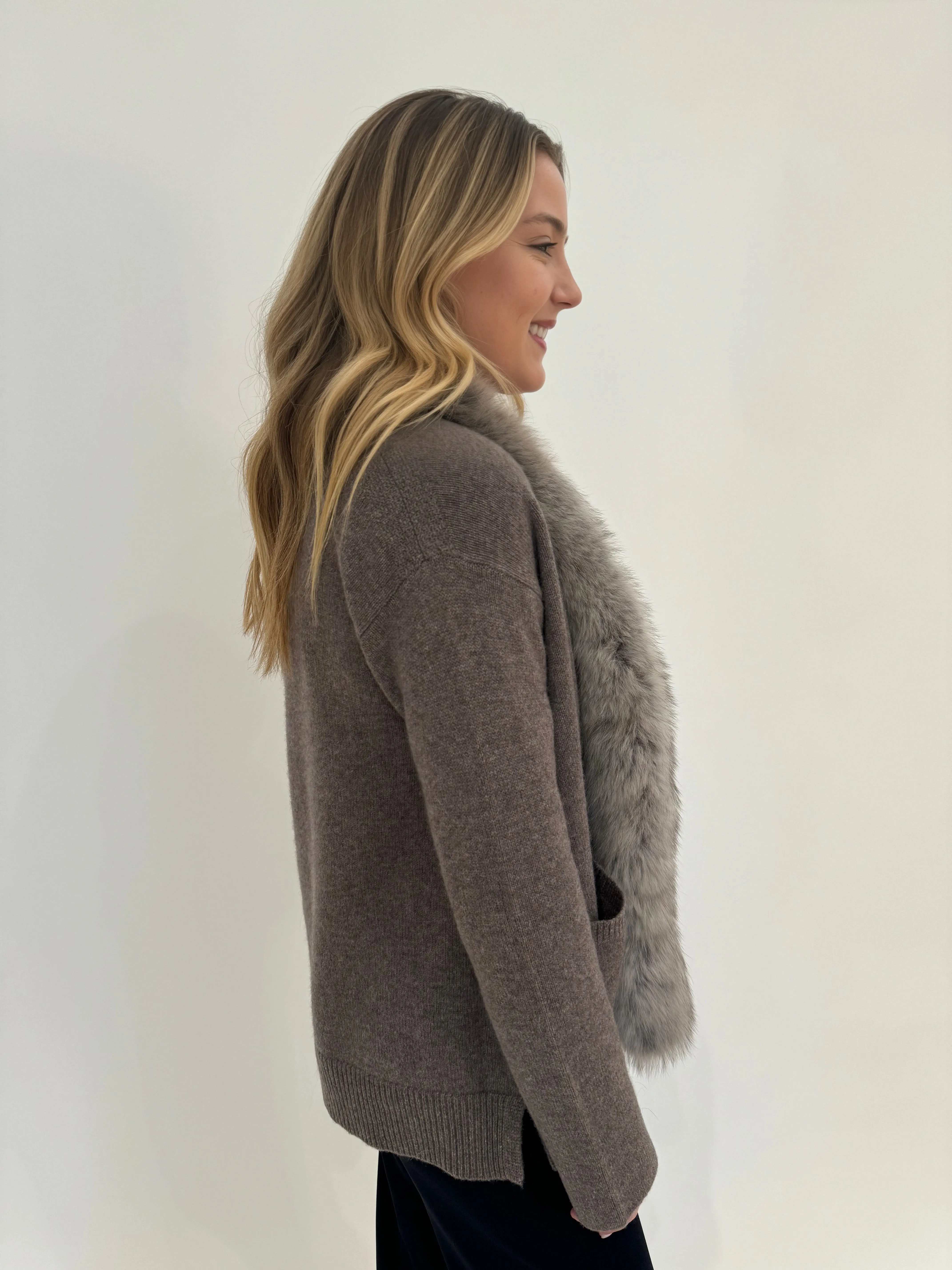 Fiona Cashmere Fox Sweater
