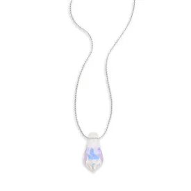 Iridescent Crystal Pendant on Chain