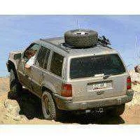 Jeep Grand Cherokee ZJ Roof Mounted Tire Carrier (5.2 and 4.0 models only)