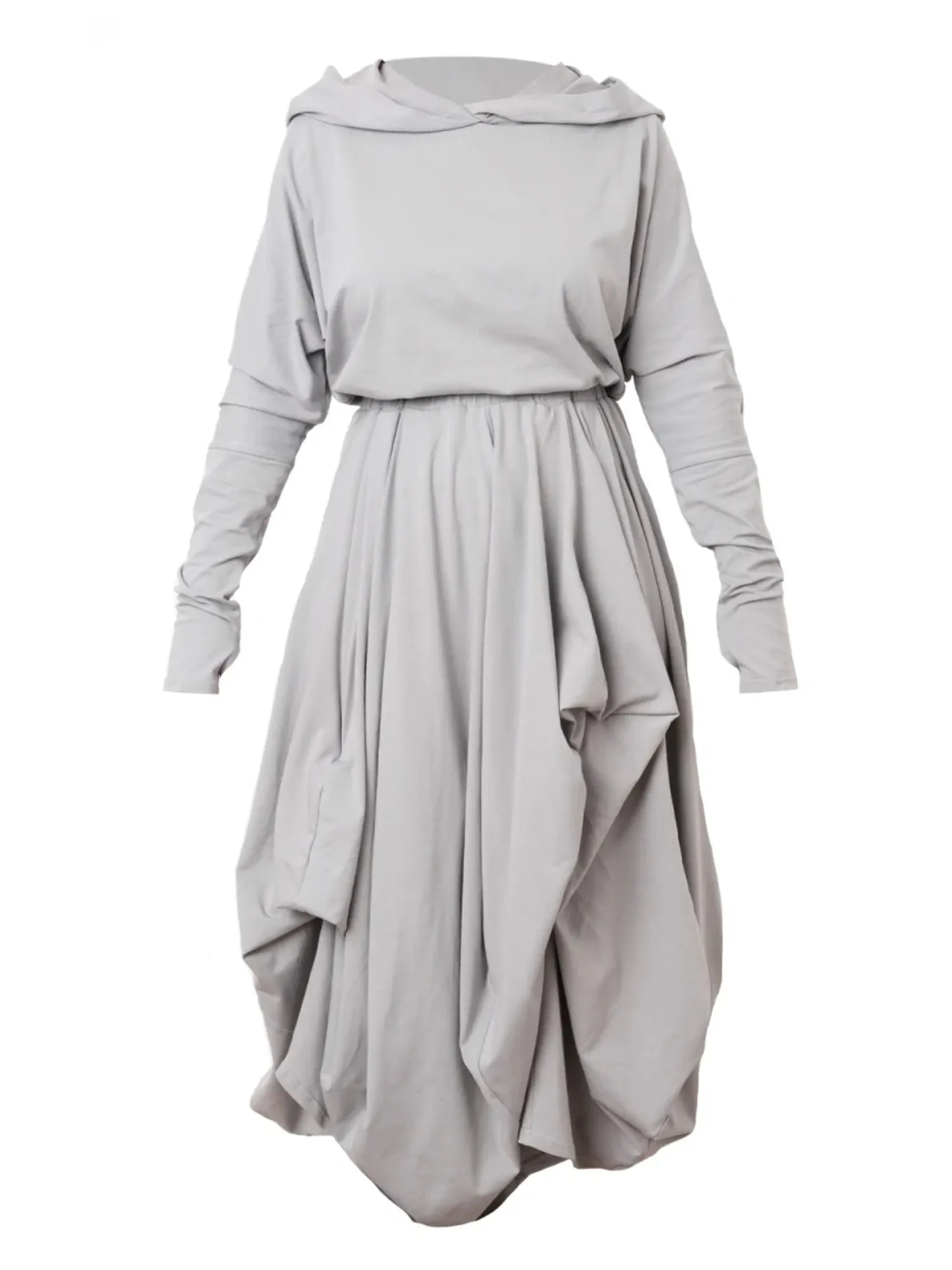 Long Sleeve Asymmetric Dress