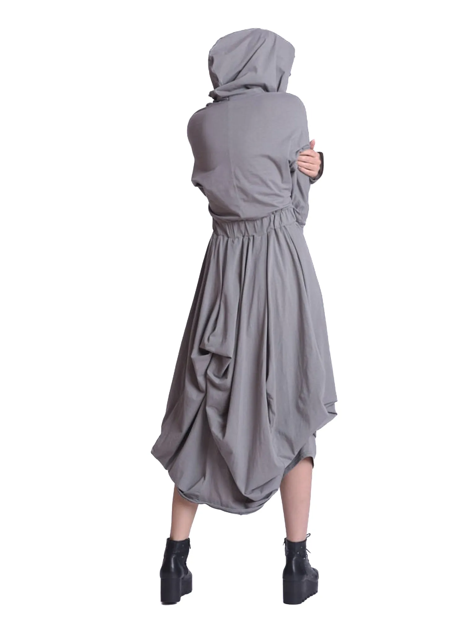 Long Sleeve Asymmetric Dress
