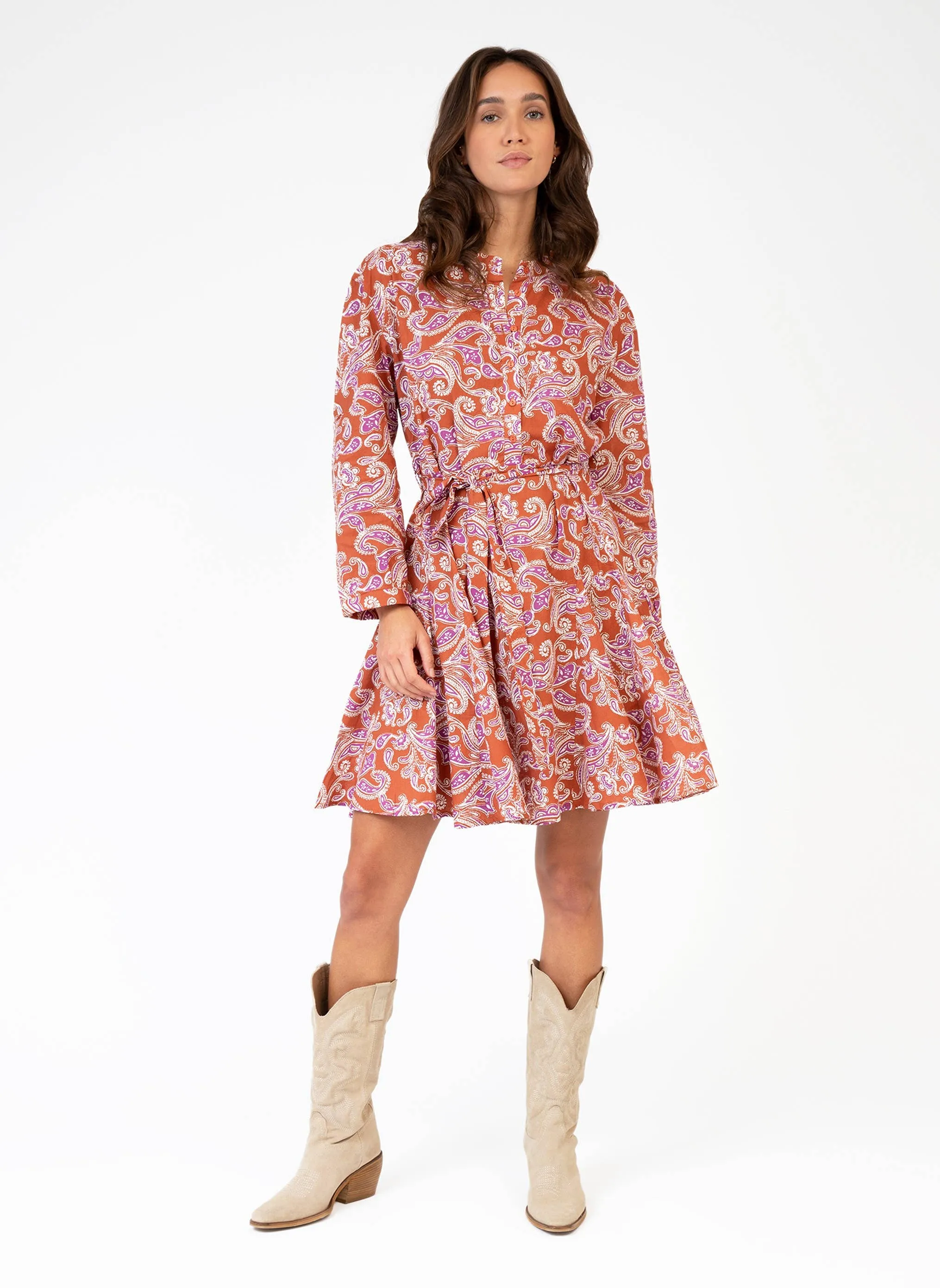 Olivia Short Flared Dress