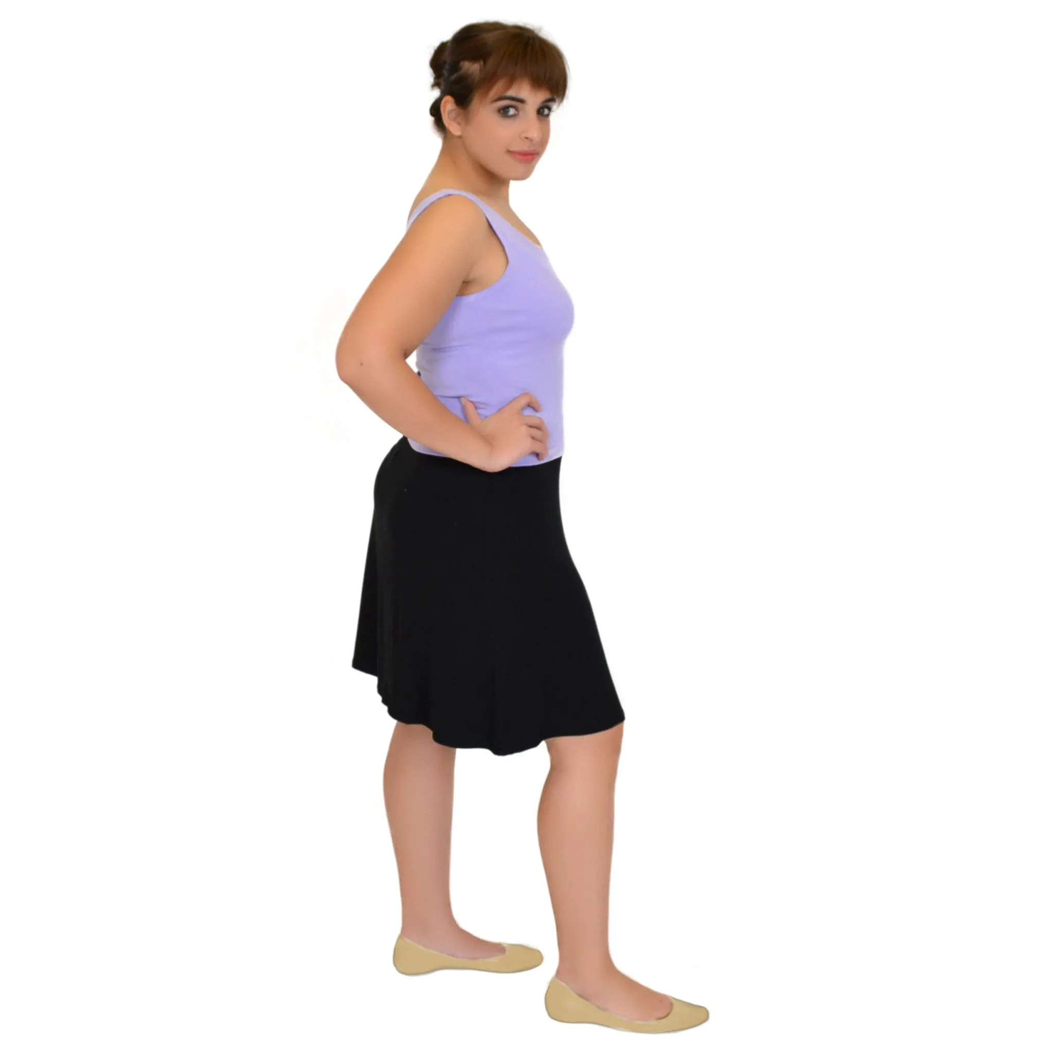 Plus Size A-Line Skirt
