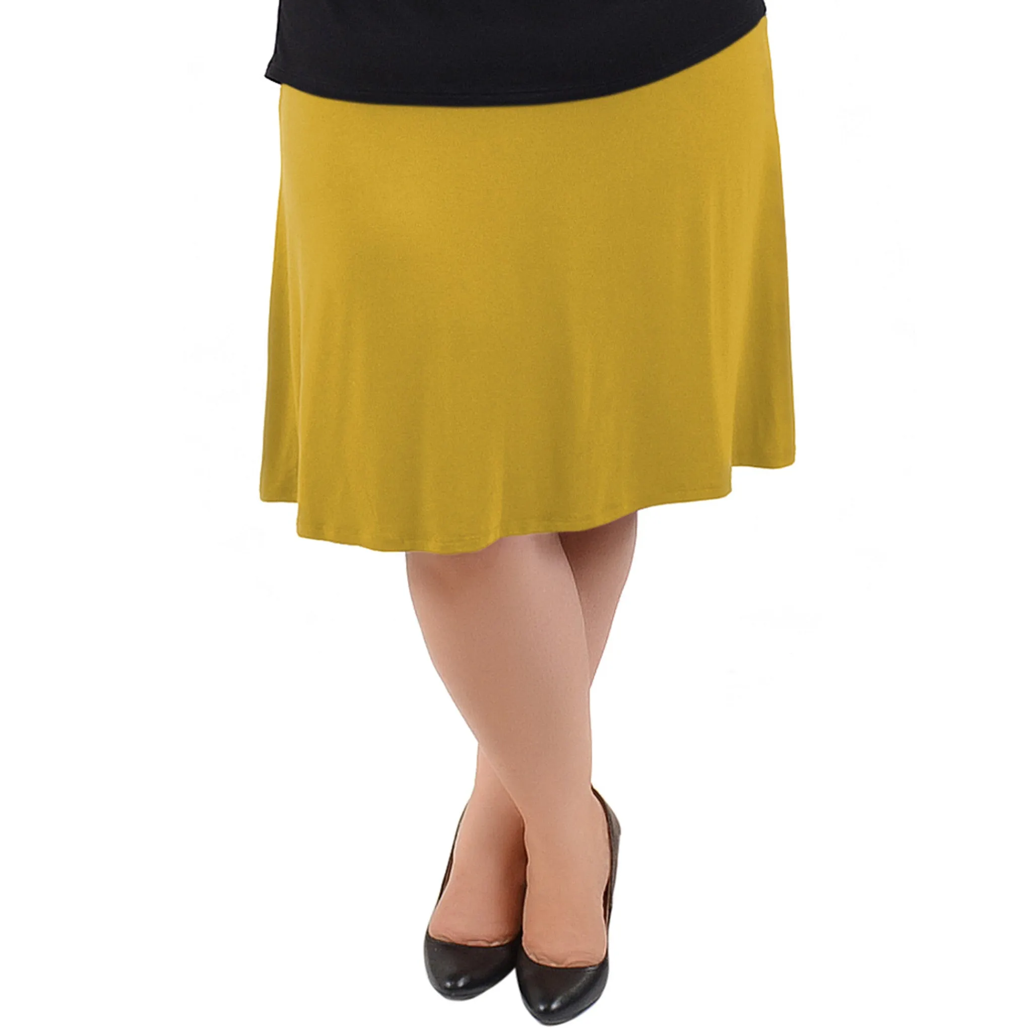Plus Size A-Line Skirt