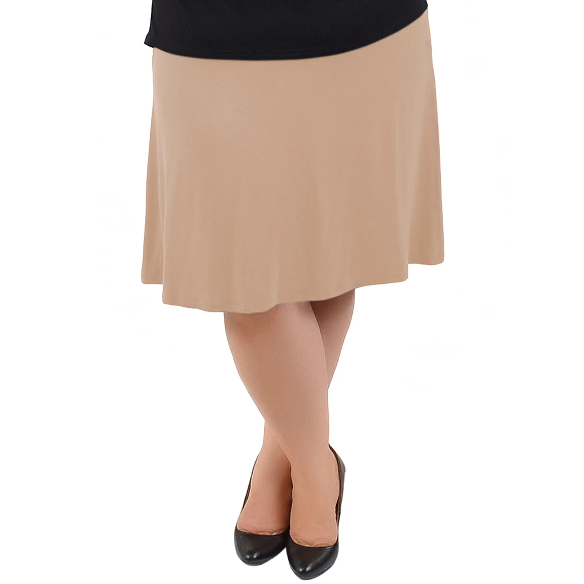 Plus Size A-Line Skirt
