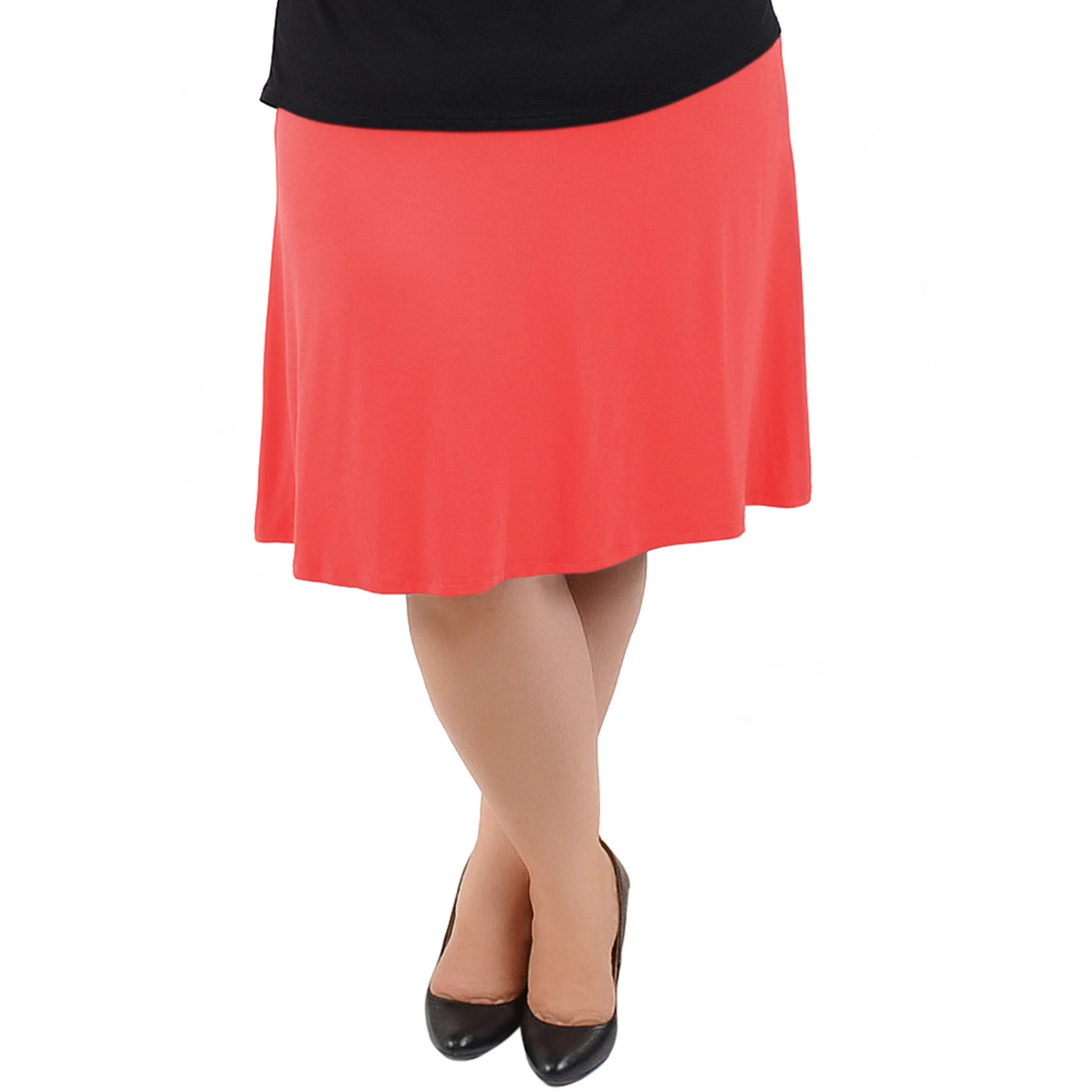 Plus Size A-Line Skirt