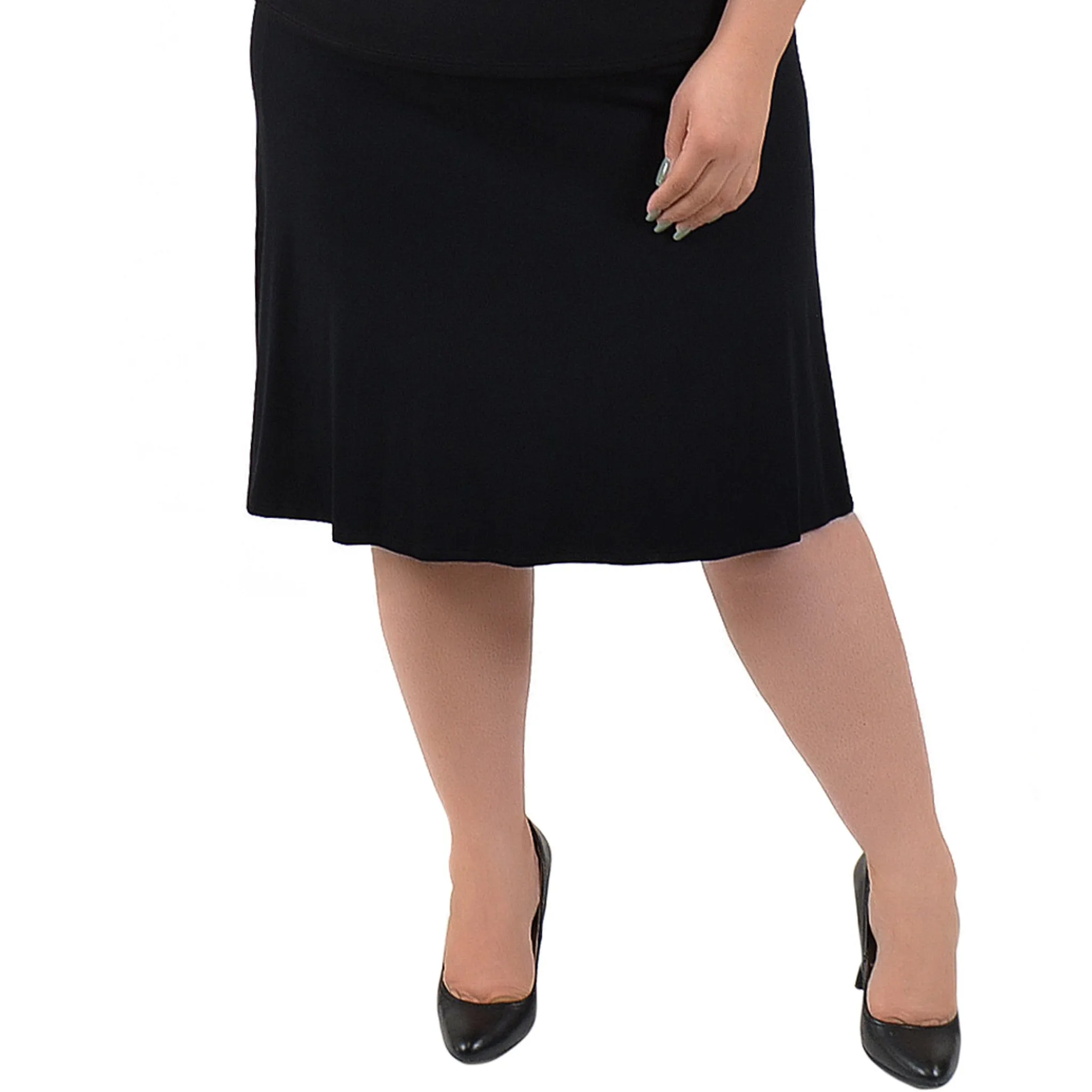 Plus Size A-Line Skirt