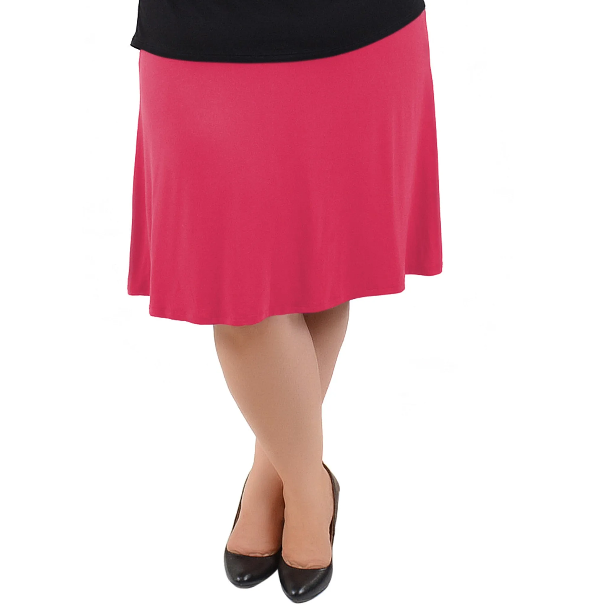 Plus Size A-Line Skirt