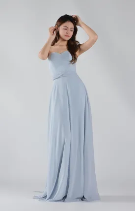 Sweetheart Neck Chiffon Convertible Multi-Way Dresses