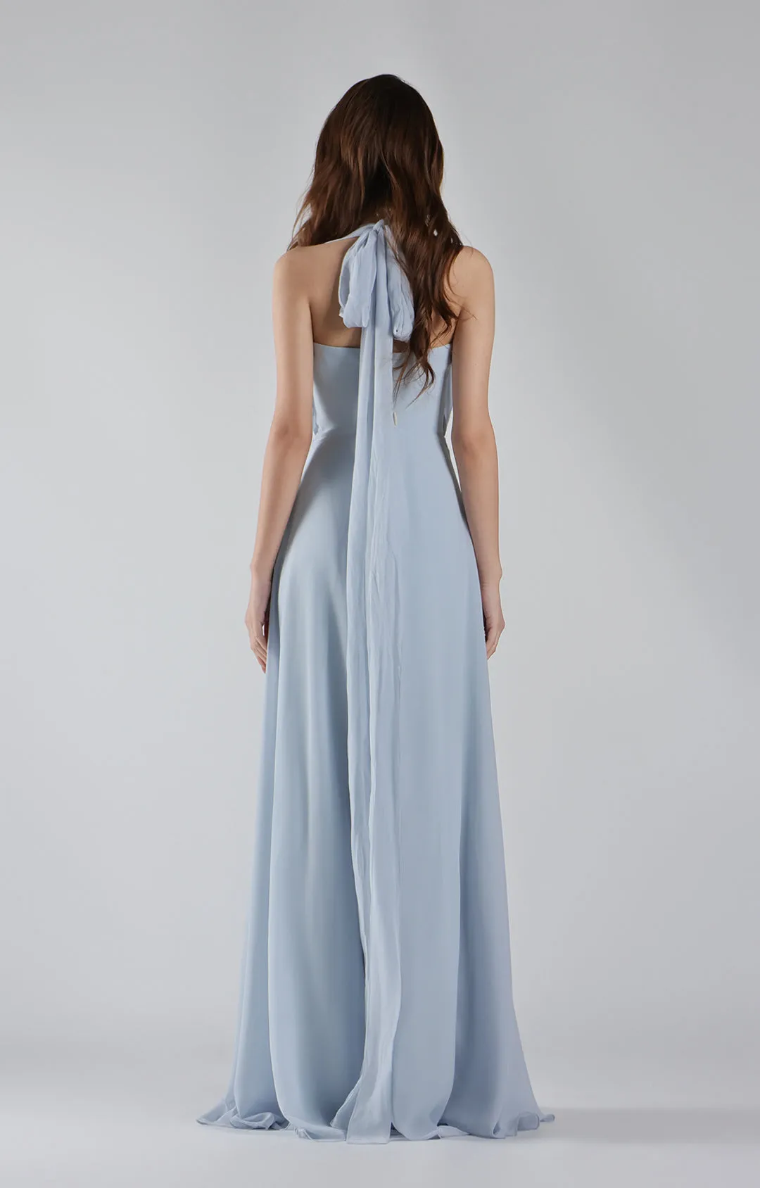 Sweetheart Neck Chiffon Convertible Multi-Way Dresses